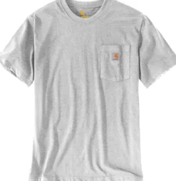 Carhartt Workwear Pocket S/S T-Shirt puuvillainen t-paita, harmaa