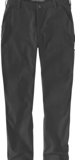 Carhartt W's Relaxed Fit Canvas Work Pant Black
