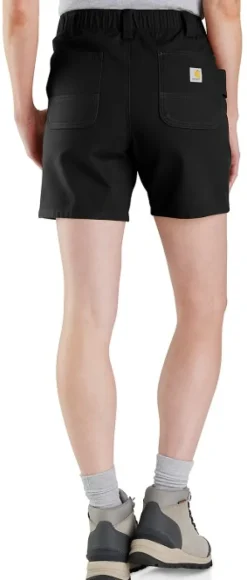 Carhartt W's Relaxed Fit Canvas Work Short Black