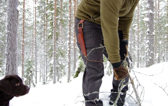 Casström No.3 Dangler puukon vyölenkki, musta