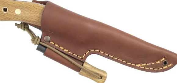 Casström No.10 Swedish Forest Knife Sleipner puukko kipinäraudalla, Oak/Scandi