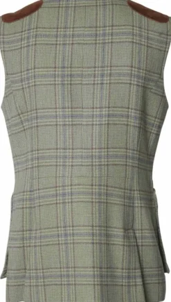 Chevalier Advie Tweed naisten ampumaliivi, Willow Green Checked