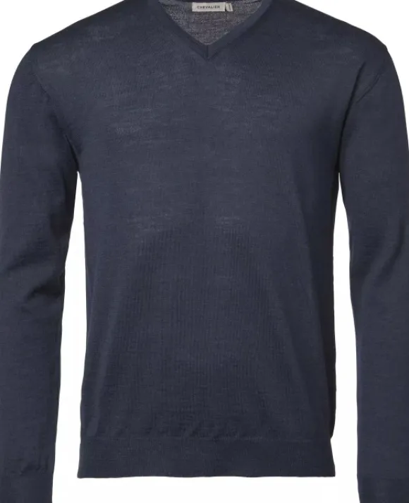 Chevalier Aston -merinovillapaita, sininen