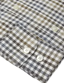 Chevalier Belmont Regular Fit Shirt Men Leather Brown