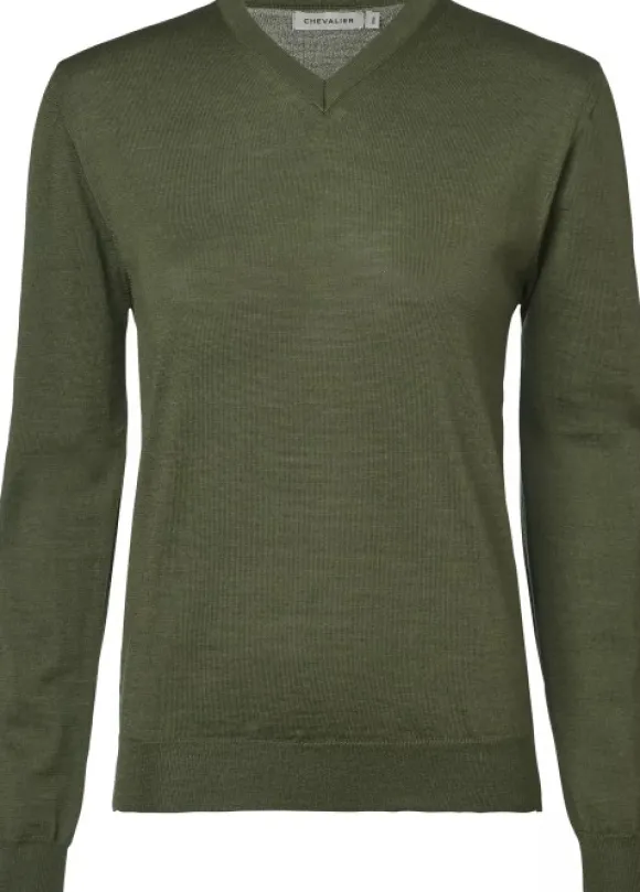Chevalier Blaise -naisten merinovillapaita, vihreä