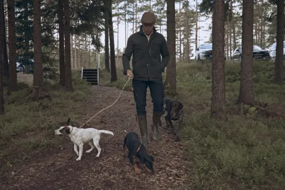 Chevalier Border -metsästystakki, tummanvihreä