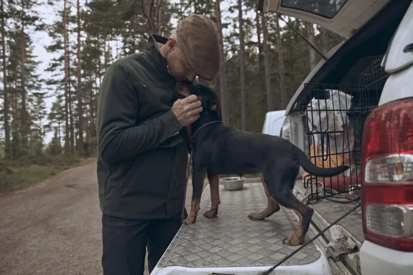 Chevalier Border -metsästystakki, tummanvihreä