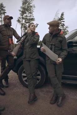 Chevalier Griffon -naisten metsästyshousut, tummanvihreä