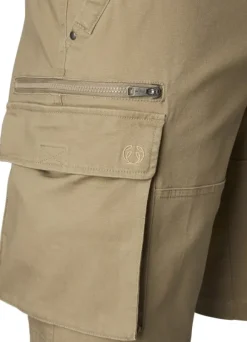 Chevalier Jay Shorts puuvillaiset shortsit, vaaleanruskea