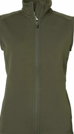 Chevalier Lenzie Fleece Vest naisten fleeceliivi, Dark Green