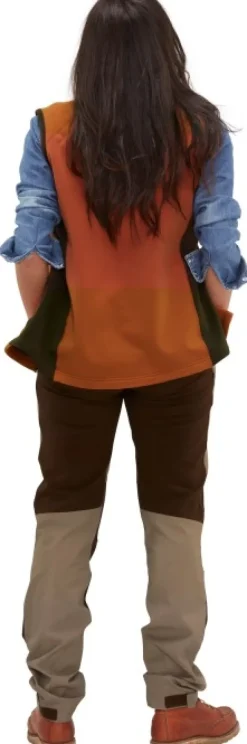 Chevalier Lenzie Fleece Vest Naisten Orange/Brown