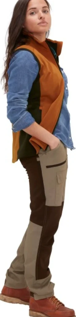 Chevalier Lenzie Fleece Vest Naisten Orange/Brown