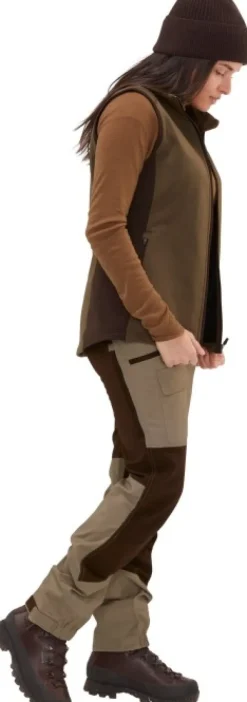 Chevalier Lenzie Fleece Vest Naisten Tobacco/Brown