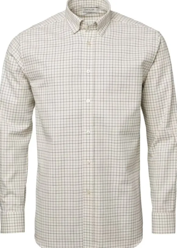 Chevalier Luton Shooting Fit Shirt paita, Stormy Blue Tattersall