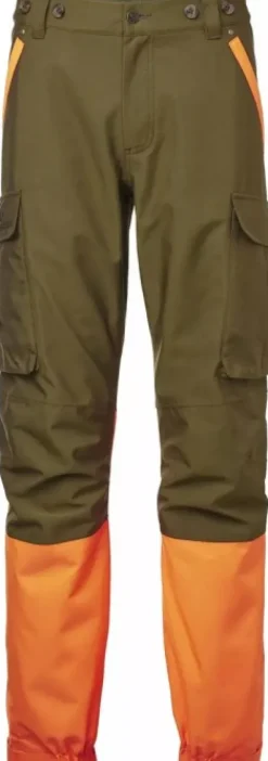 Chevalier Noux -metsästyspuku, vihreä-oranssi