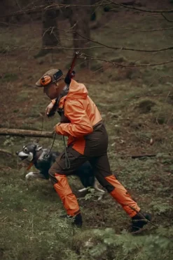 Chevalier Noux -metsästystakki, vihreä-oranssi