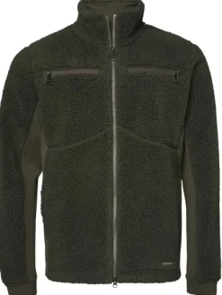 Chevalier Root Wool Pile takki, Midnight Pine