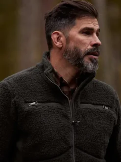 Chevalier Root Wool Pile takki, Midnight Pine