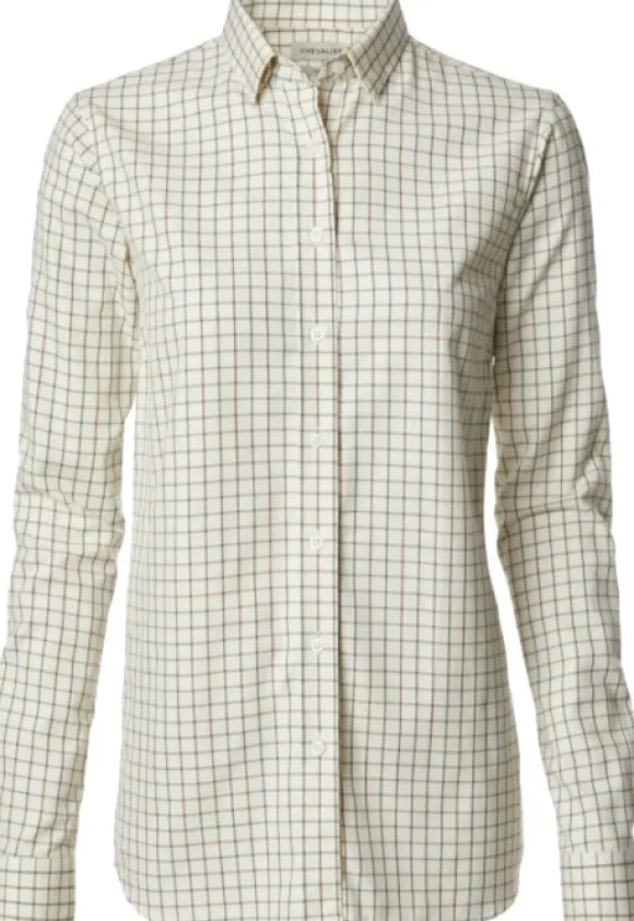 Chevalier Scaleby -kauluspaita naisille, ruutukuosi