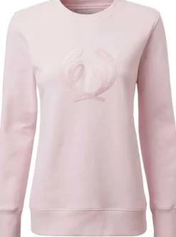 Chevalier Symbol Sweatshirt naisten collegepaita, vaaleanpunainen