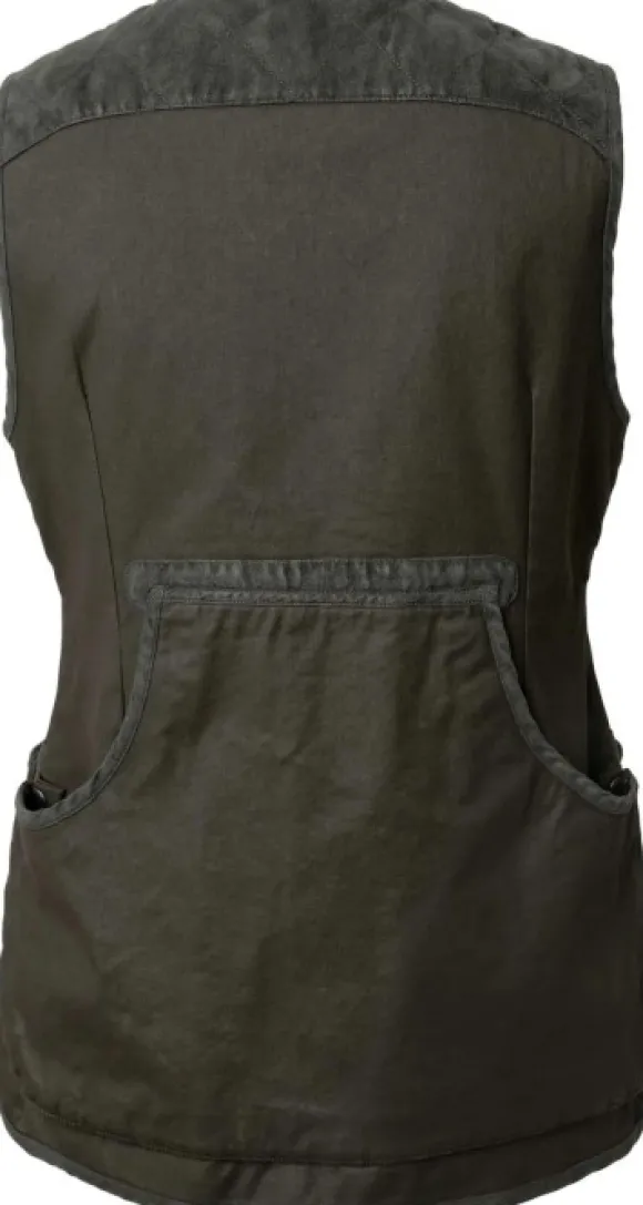 Chevalier Vintage Dogsport koiranohjaajan liivi naisille, Leather Brown