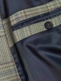 Chevalier Wiston Tweed Blazer, Willow Green Checked