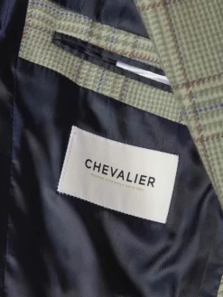 Chevalier Wiston Tweed Blazer, Willow Green Checked