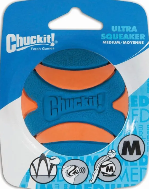 Chuckit! Ultra vinkuva pallo, M