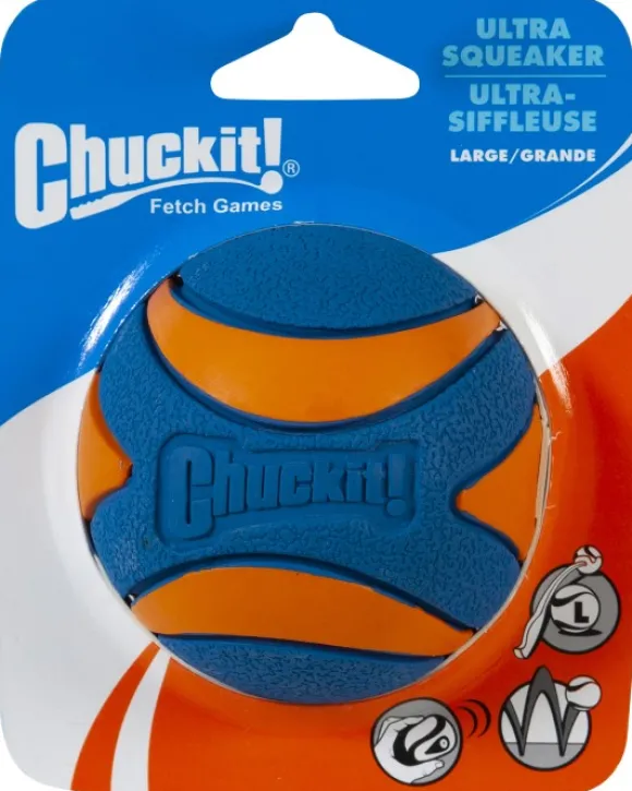 Chuckit! Ultra vinkuva pallo, L