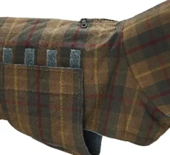 Cloud7 Brooklyn Dog Coat Waxed Tartan koiran takki, koot 6-10, Tartan