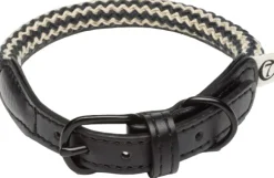 Cloud7 Collar Mauerpark köysikaulapanta, XS-XL, Zick Zack Black