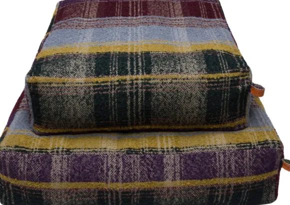 Cloud7 Cube Tartan koiranpeti, L, Purple