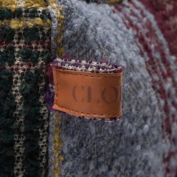 Cloud7 Cube Tartan koiranpeti, L, Purple