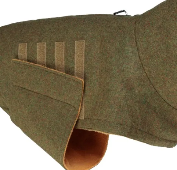 Cloud7 Dog Coat Brooklyn Flannel koiran talvitakki, koot 3-5, Autumn Green