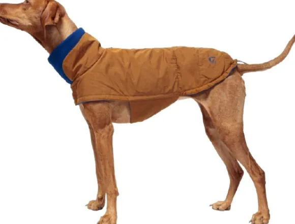 Cloud7 Dog Coat Brooklyn Waxed Cotton koiran talvitakki, koot 3-5, Curry