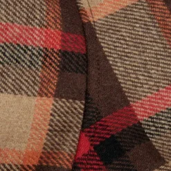 Cloud7 Dog Rain Coat Glasgow Plaid koiran takki, koot 6-8, Orange