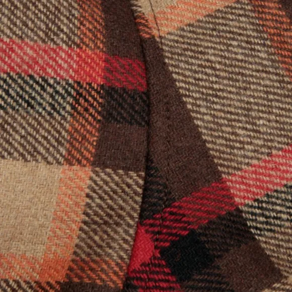 Cloud7 Dog Rain Coat Glasgow Plaid koiran takki, koot 6-8, Orange