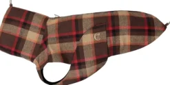 Cloud7 Dog Rain Coat Glasgow Plaid koiran takki, koot 3-5, Orange