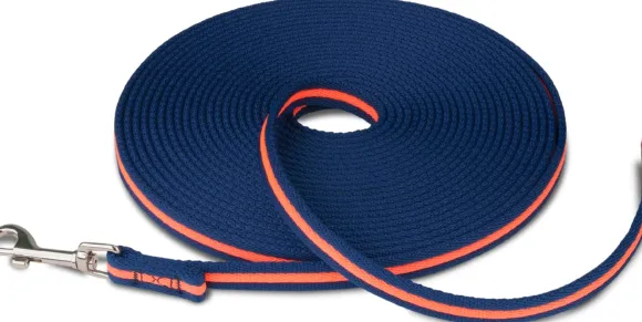 Coachi Training Line koulutus- ja jälkiliina, 10m, tummansininen/oranssi