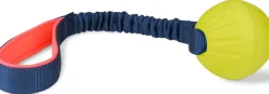 Coachi Tuggi Ball lelu joustolla, sininen/oranssi/lime