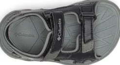 Columbia Kids Techsun Vent lasten sandaalit, musta/harmaa