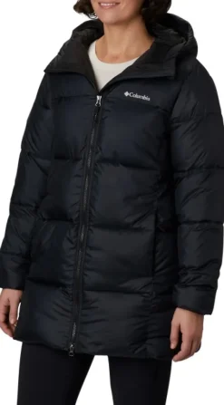 Columbia Puffect Mid Hooded Jacket naisten talvitakki, musta