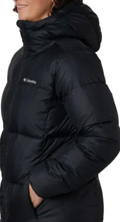 Columbia Puffect Mid Hooded Jacket naisten talvitakki, musta