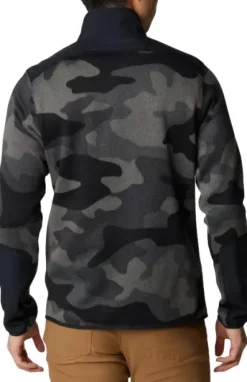 Columbia Sweater Weather Printed Half Zip fleecepusero, Black Mod Camo
