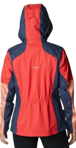 Columbia Titan Pass 2.5L Shell naisten kuoritakki, Red Hibiscus