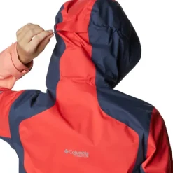 Columbia Titan Pass 2.5L Shell naisten kuoritakki, Red Hibiscus