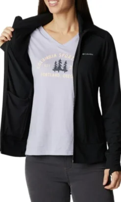 Columbia Weekend Adventure Full Zip naisten pitkähihainen, musta