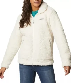 Columbia Winter Pass Sherpa FZ naisten fleecetakki, valkoinen