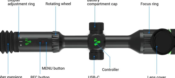 Conotech Night Arrow 650 LIIR kiikaritähtäin lämpökameralla