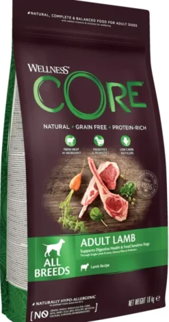 CORE Adult Lamb koiranruoka aikuisille koirille, lammas, 1,8 kg